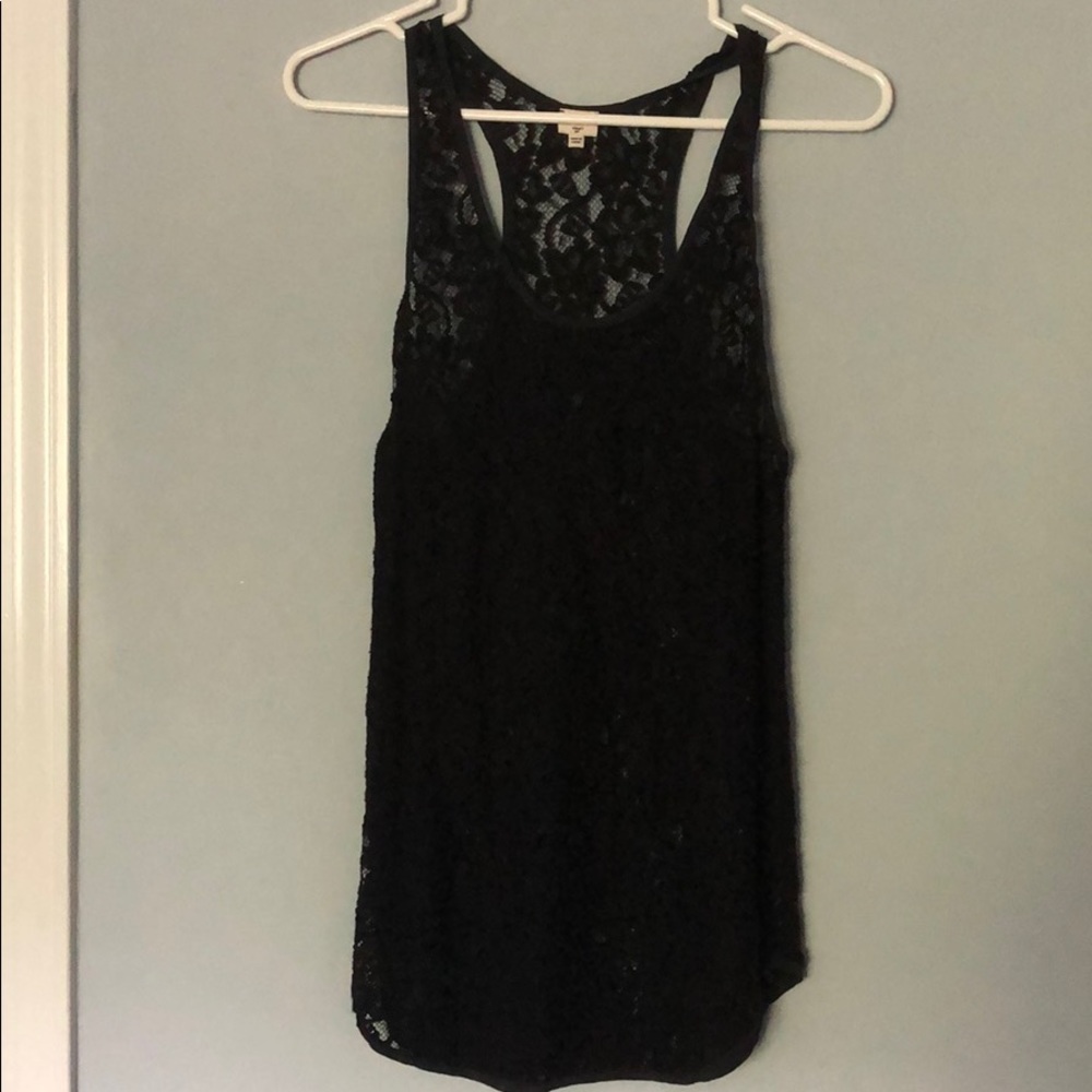 Wilfred Black Lace tank top